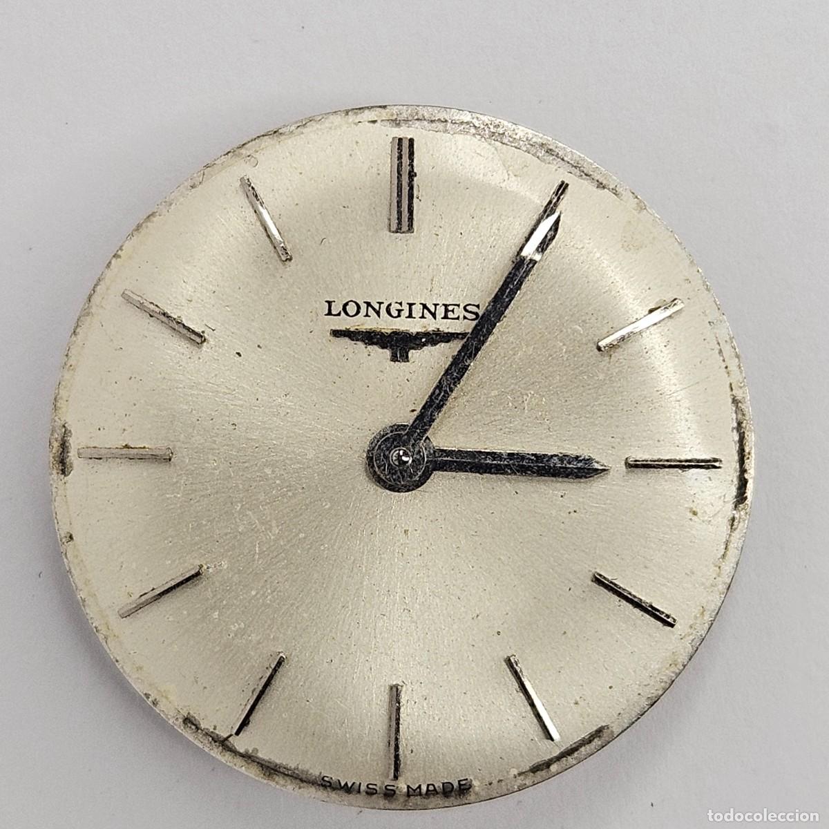 Recambios de relojes: MAQUINARIA RELOJ LONGINES 320-SWISS-17 JEWELS-CALIBRE-ESFERA+AGUJAS. A&Ntilde;OS 60