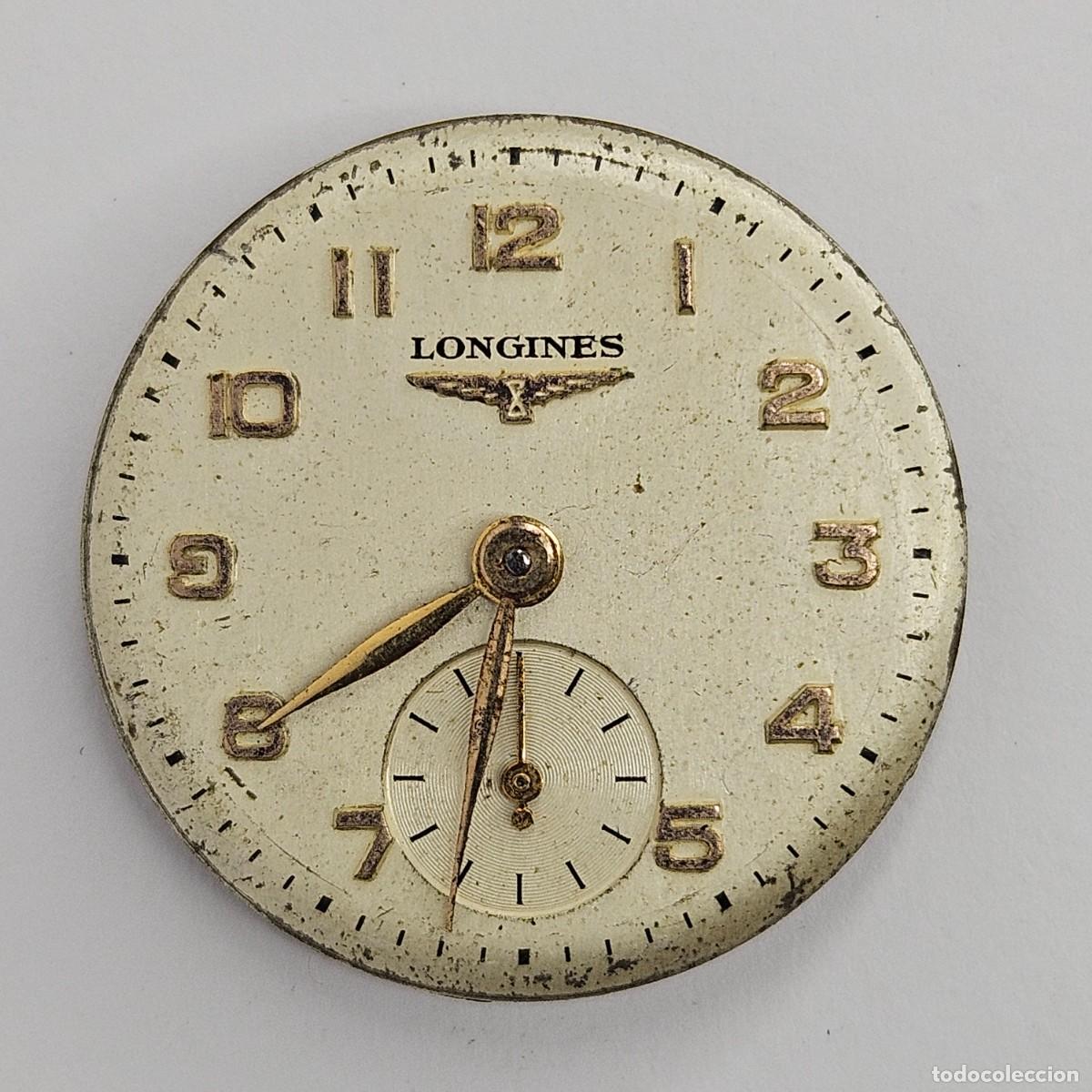 Recambios de relojes: MAQUINARIA RELOJ LONGINES 8.68ABC-CALIBRE-ESFERA-AGUJAS-17 JEWELS. A&Ntilde;OS 50
