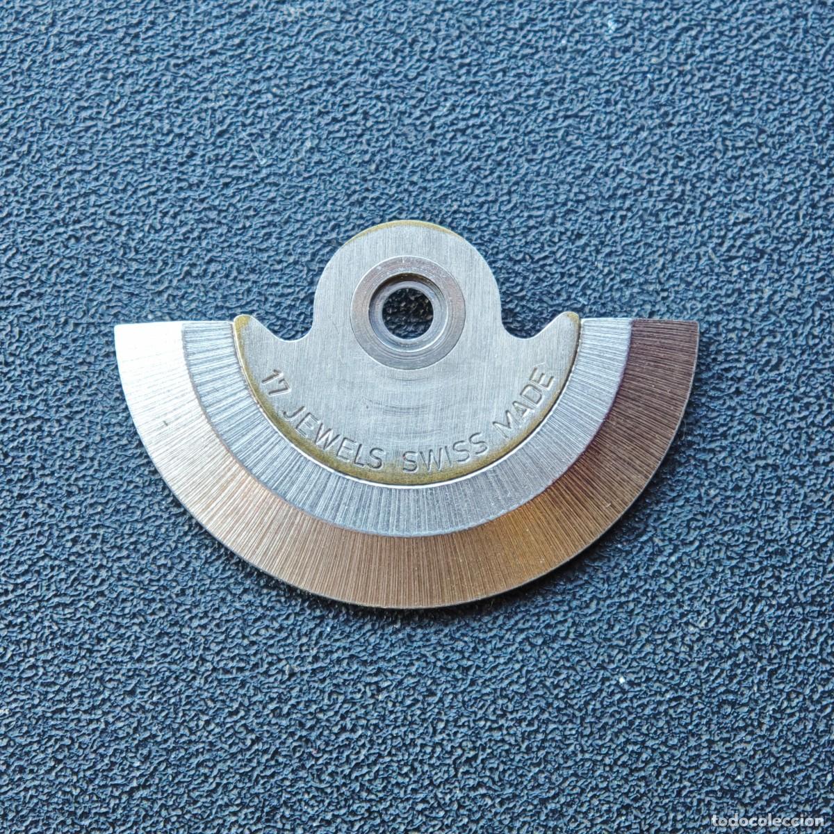 Recambios de relojes: ETA 17j rotor maquinaria reloj vintage automatic watch movement motre orologio