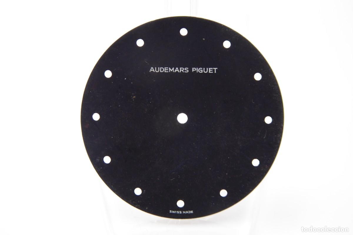 Recambios de relojes: Audemars Piguet black damaged dial