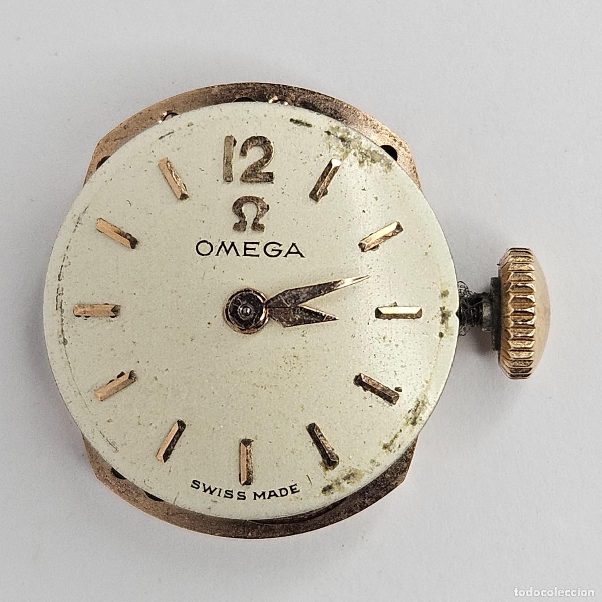 Recambios de relojes: MAQUINARIA RELOJ OMEGA &Omega; 481-CALIBRE-SWISS-ESFERA-AGUJAS-TIJA-CORONA-17 JEWELS. A&Ntilde;OS 50