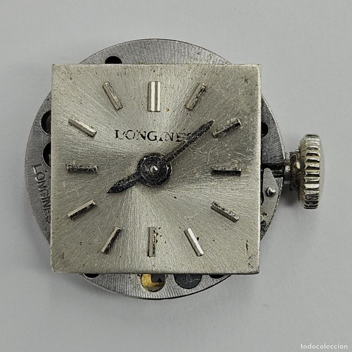 Recambios de relojes: MAQUINARIA RELOJ LONGINES 320-SWISS-17 JEWELS-CALIBRE-ESFERA-TIJA-CORONA-AGUJAS. A&Ntilde;OS 60