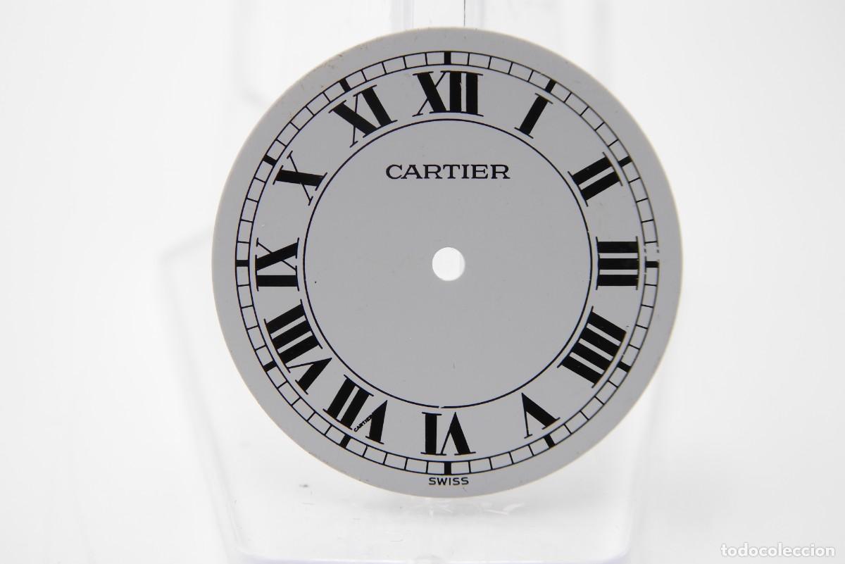 Recambios de relojes: Cartier Santos vintage white dial 23mm