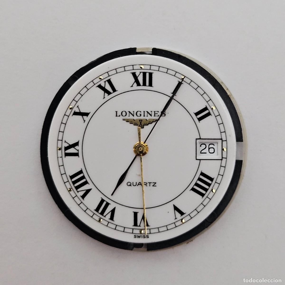 Recambios de relojes: MAQUINARIA RELOJ-LONGINES QUARTZ L 156.4-CALIBRE-ETA 255.411-BATA-ESFERA-AGUJAS-CALENDARIO-HOMBRE