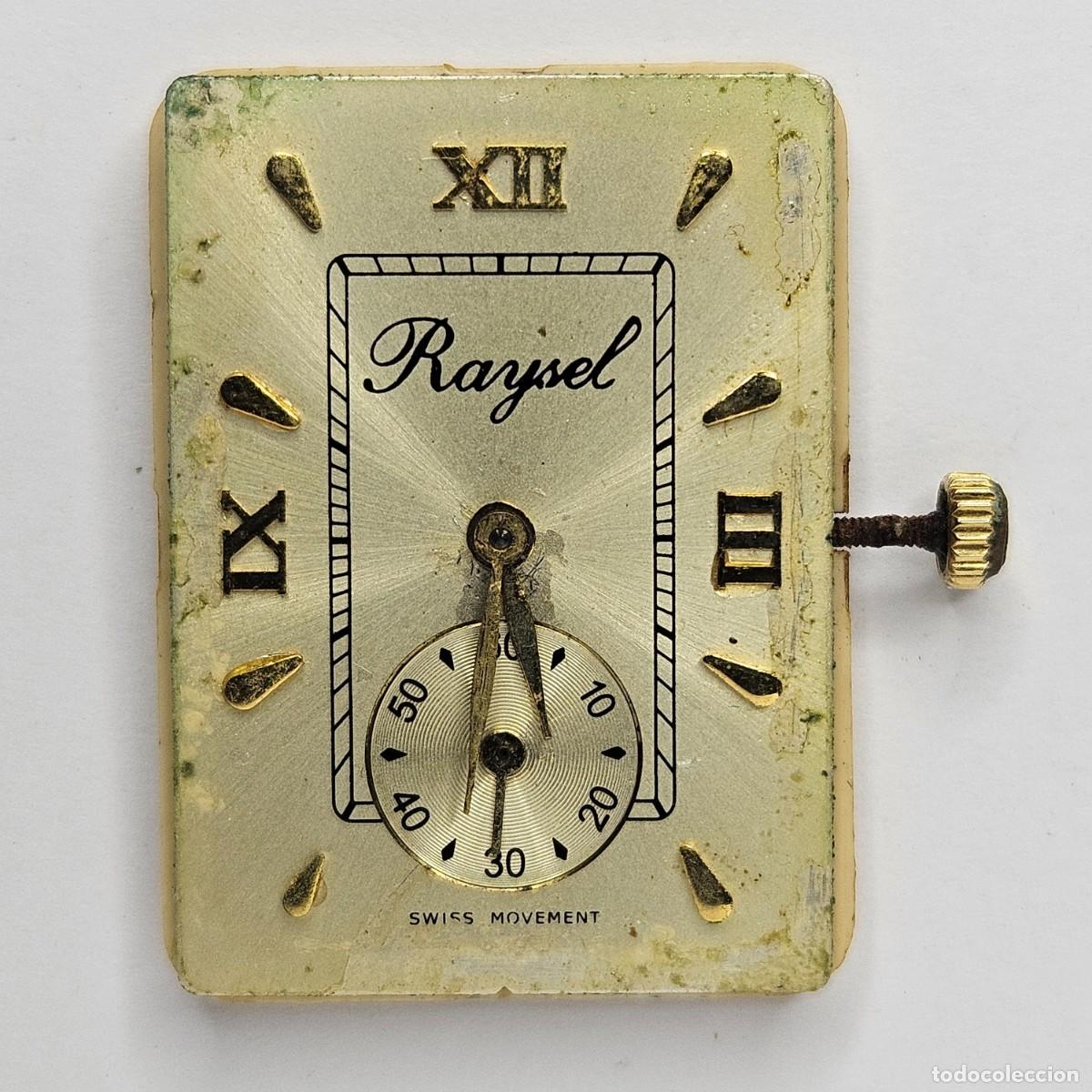 Recambios de relojes: MAQUINARIA RELOJ-RAYSEL QUARTZ-CALIBRE ETA 980.163-ESFERA-AGUJAS-TIJA-CORONA-CRISTAL-15 JEWEL-HOMBRE