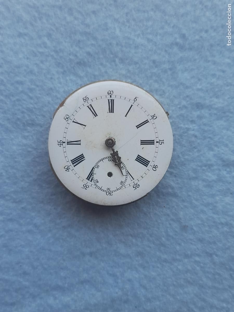 Recambios de relojes: M&aacute;quina para Reloj de Bolsillo Antiguo.