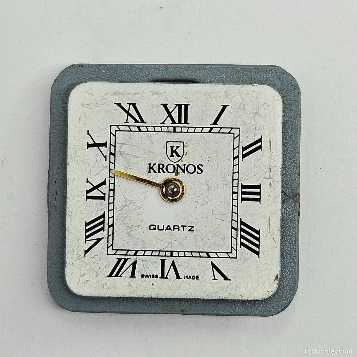 Recambios de relojes: MAQUINARIA RELOJ-KRONOS QUARTZ-RONDA-SWISS MADE-4 JEWEL-CALIBRE-ESFERA-4 JEWELS