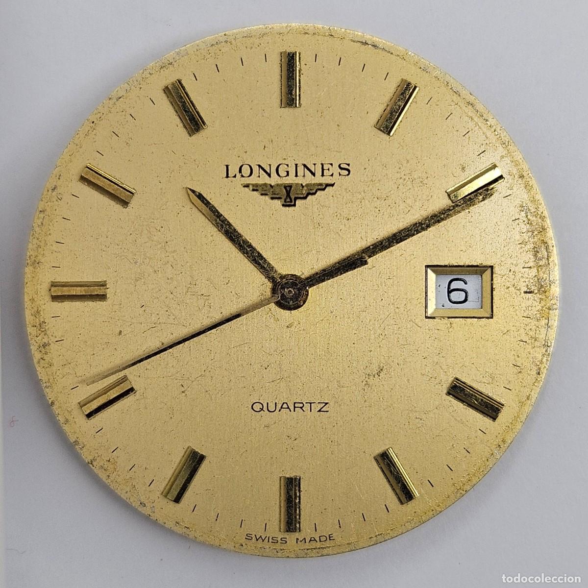 Recambios de relojes: MAQUINARIA RELOJ-LONGINES QUARTZ-CALIBRE-ETA 255.411-SWISS-ESFERA-AGUJAS-CALENDARIO-6 JEWELS-HOMBRE
