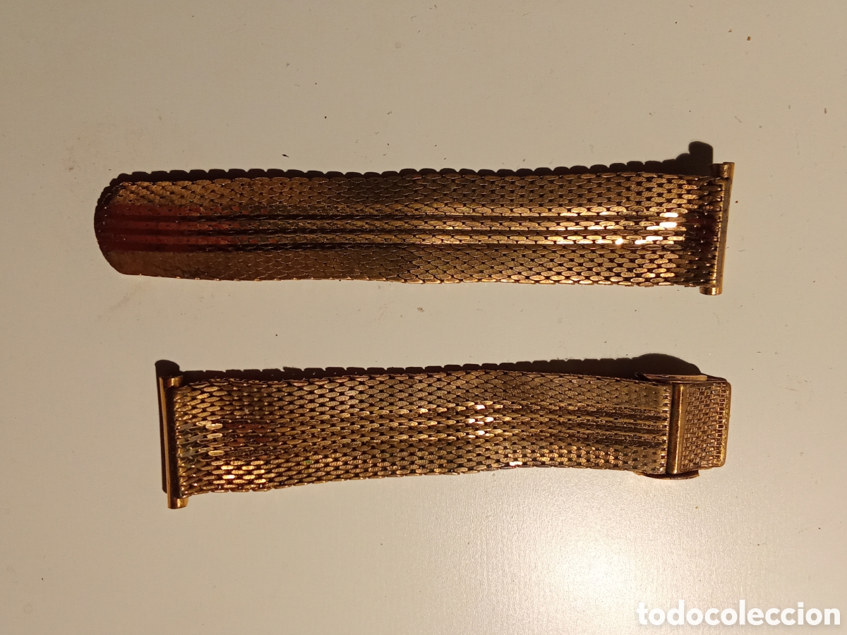 Recambios de relojes: cadena dorada (ba&ntilde;ada en oro) para reloj de reloj caballero , a&ntilde;os 60