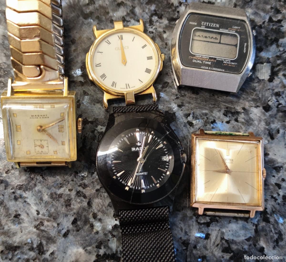 Recambios de relojes: Relojes Roamer, Citizen y tres m&aacute;s.