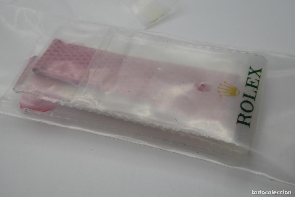 Recambios de relojes: Rolex Daytona beach pink lizard strap 116519