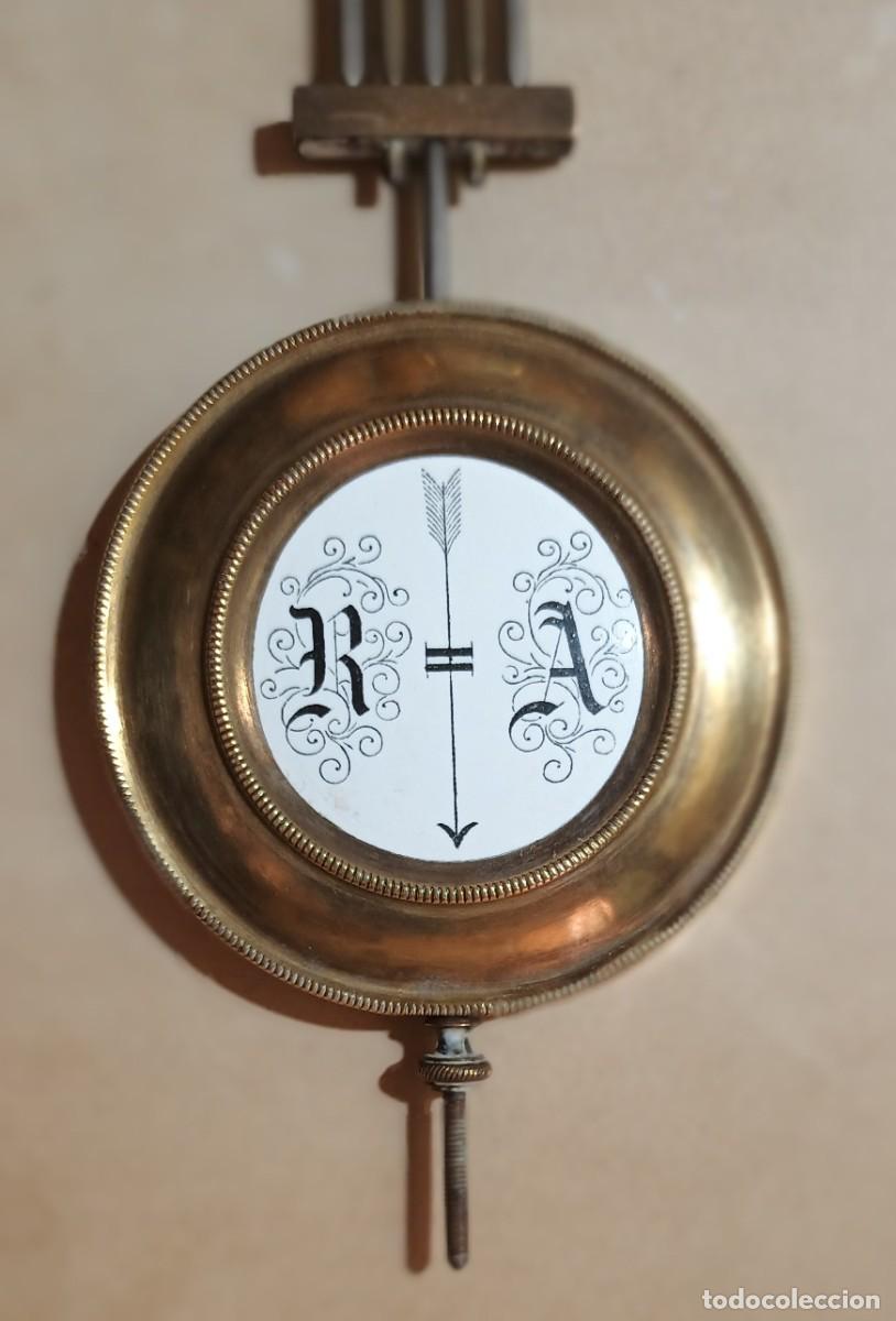 Recambios de relojes: P&Eacute;NDULO DE LIRA PARA RELOJ DE PARED - Foto 2