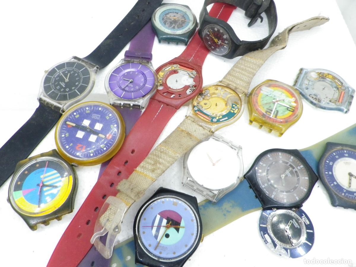 Recambios de relojes: LOTE DE RELOJES ORIGINALES SWATCH RESTAURACION PROBAR O FUENTE DE PIEZAS WATCHE