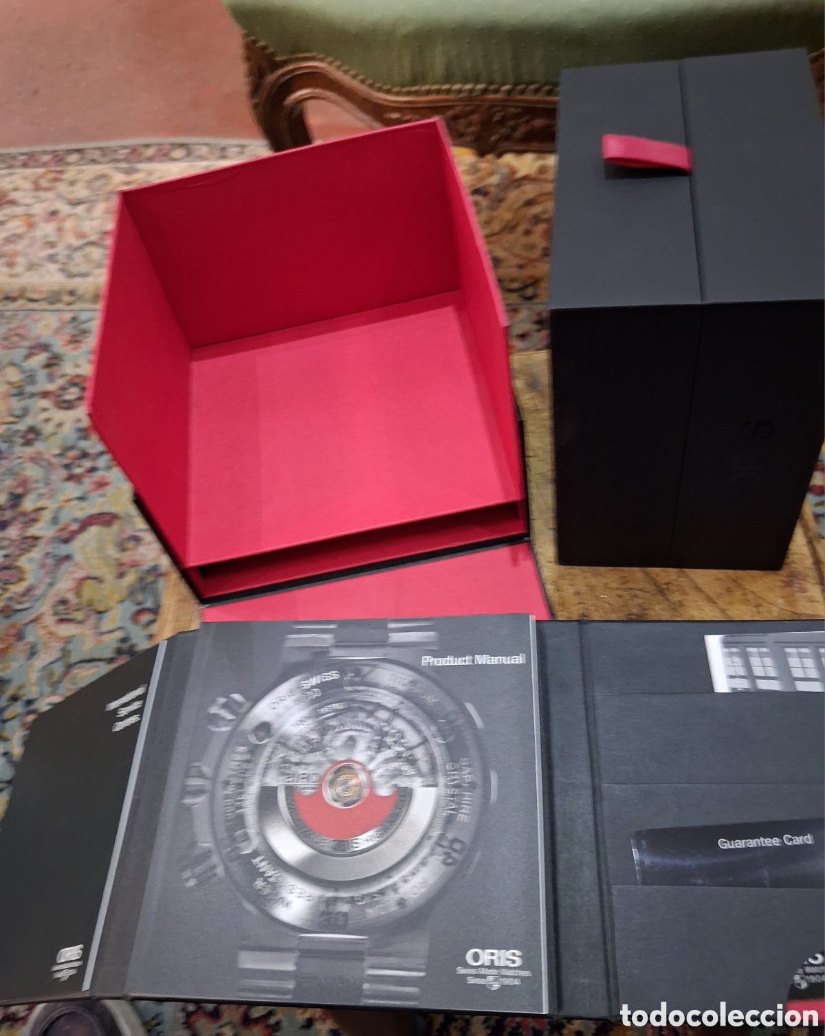 Recambios de relojes: CAJA DE RELOJ DE PULSERA ORIS (SIN RELOJ) CON MANUAL DE INSTRUCCIONES 2017