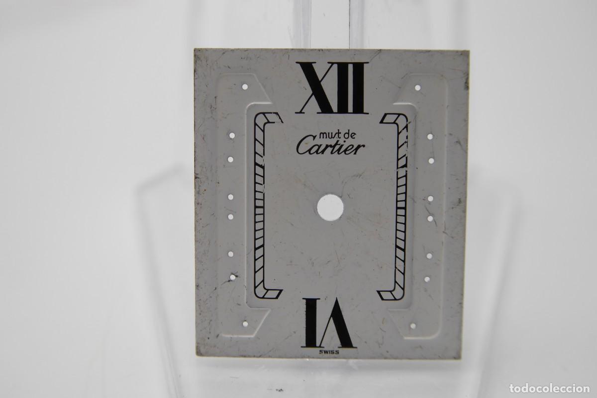Recambios de relojes: Cartier tank damaged dial