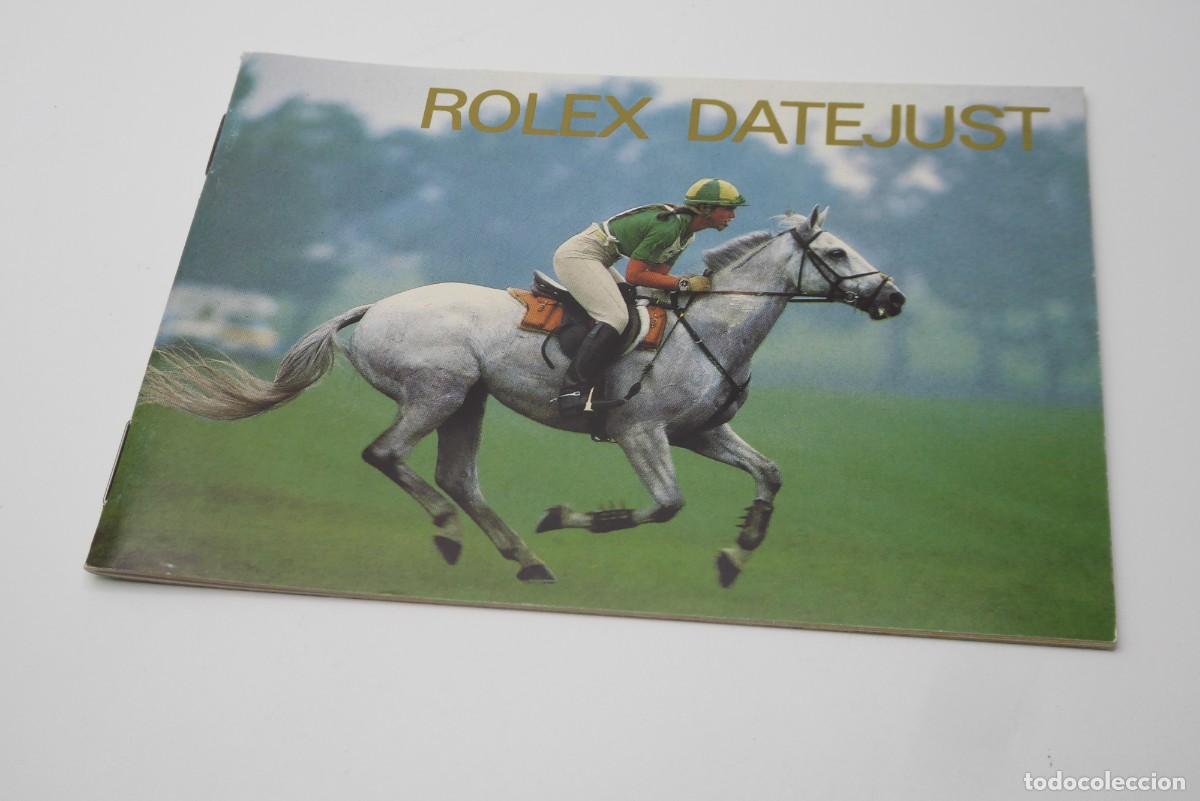 Recambios de relojes: Rolex Datejust Booklet 593.52 Eng - 50 - 8.1989