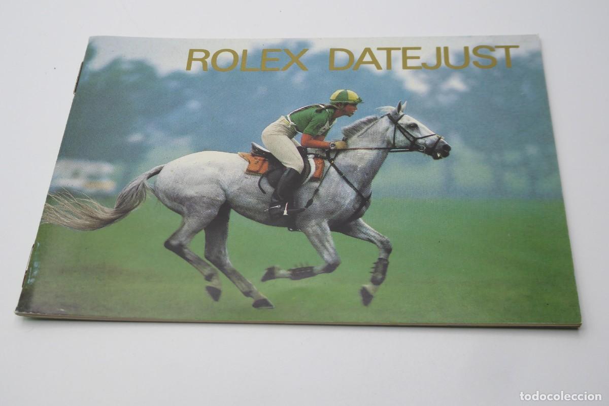 Recambios de relojes: Rolex Datejust Booklet 593.52 Eng - 120 - 3.1989