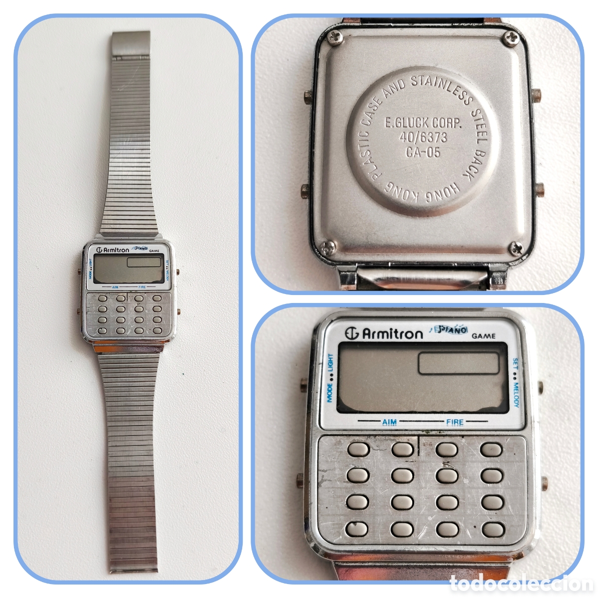 Recambios de relojes: Armitron Piano Game vintage. Para piezas.