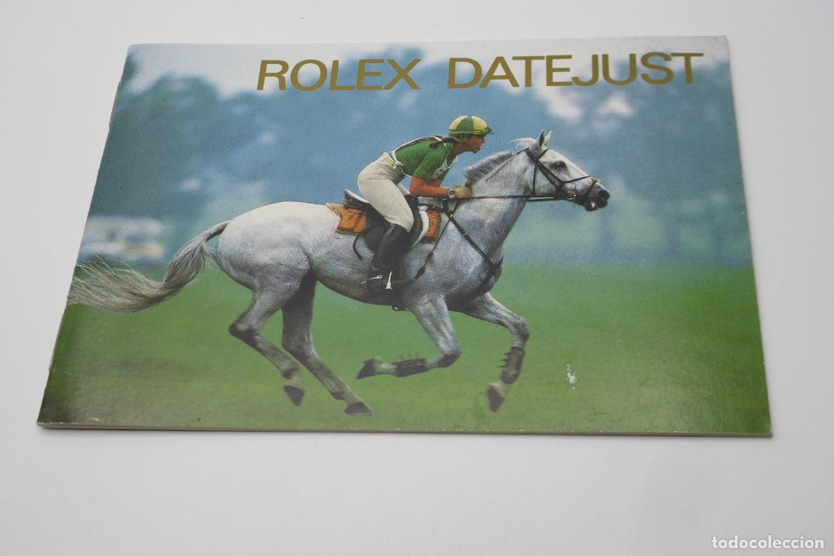 Recambios de relojes: Rolex Datejust Booklet 593.52 Eng - 100 - 4.1991