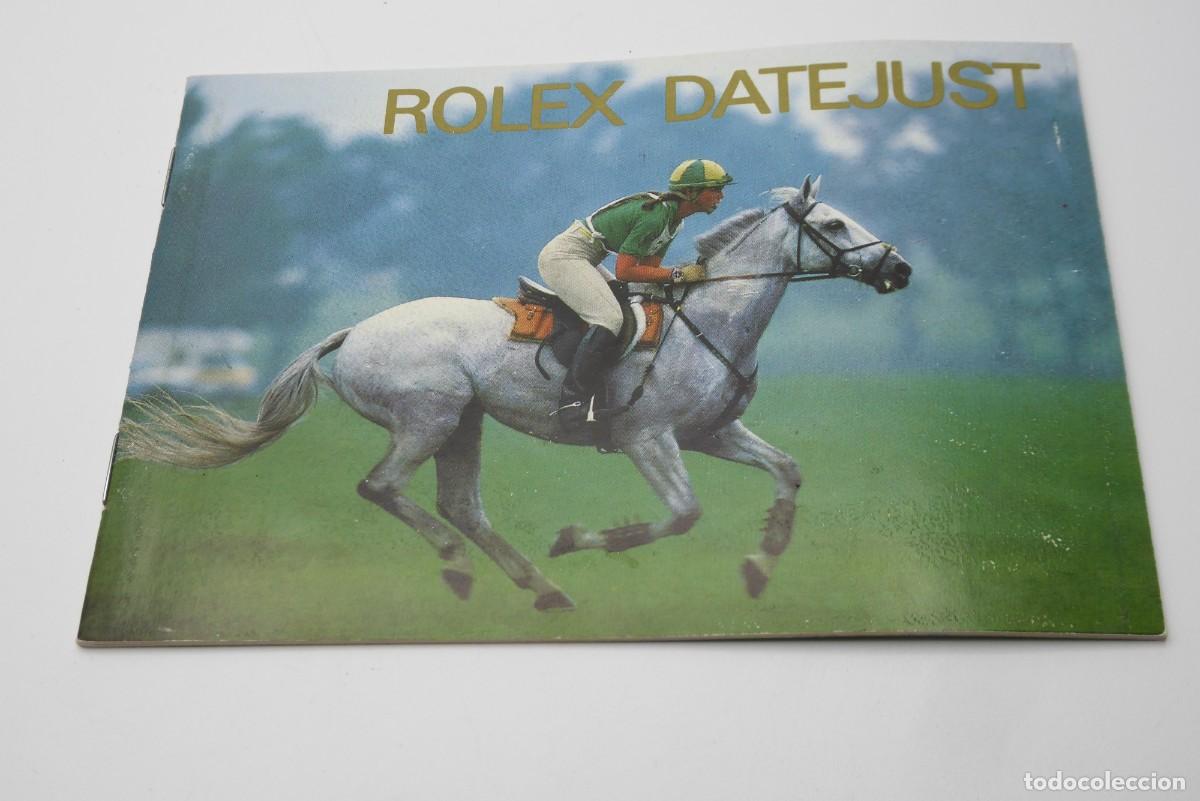 Recambios de relojes: Rolex Datejust Booklet 593.52 Eng - 100 - 3.1998