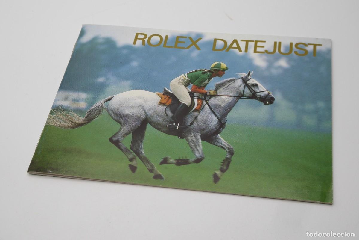 Recambios de relojes: Rolex Datejust Booklet 593.52 Eng - 100 - 5.1997
