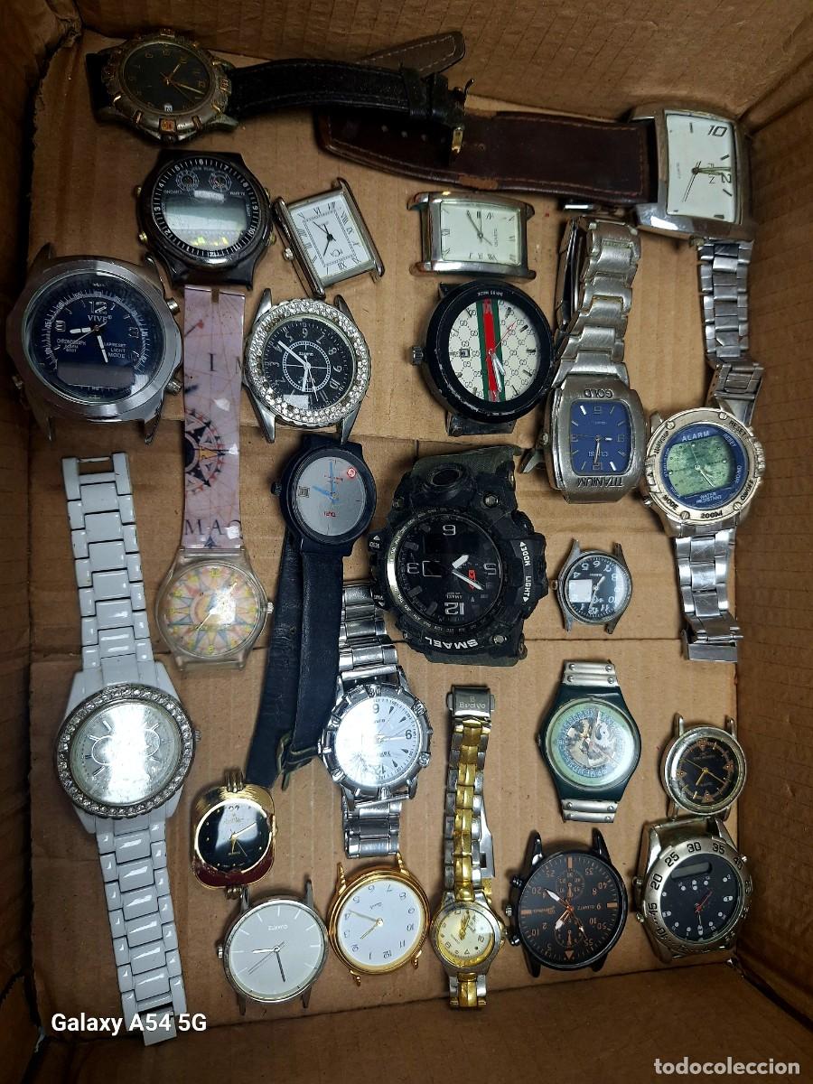 Recambios de relojes: Lote de 20+ Rel&oacute;gios para Pe&ccedil;as, Restauro ou Treino (Quartz/Digital)