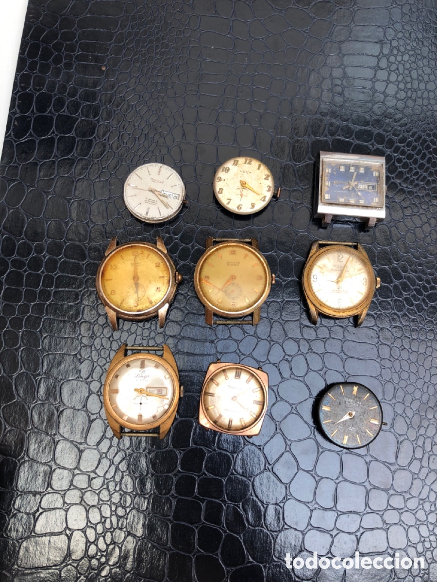 Recambios de relojes: Lote de 9 relojes vintage