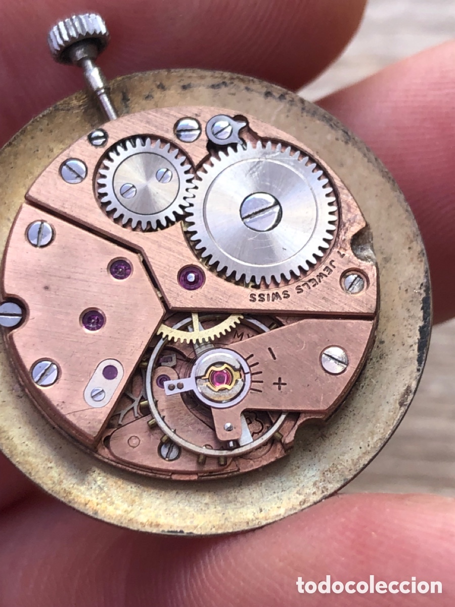 Recambios de relojes: Calibre reloj ref P-320 de cuerda - Foto 2