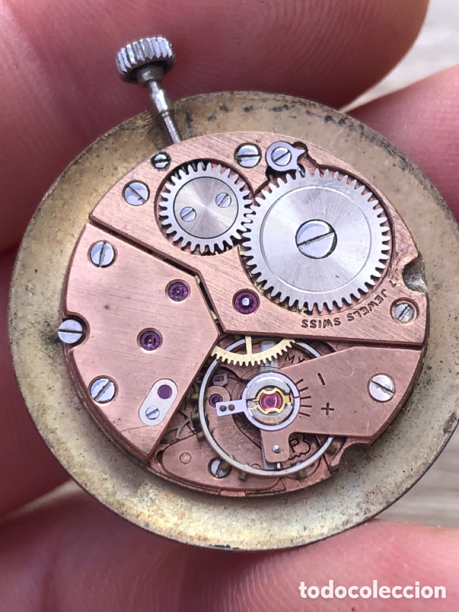 Recambios de relojes: Calibre reloj ref P-320 de cuerda - Foto 5