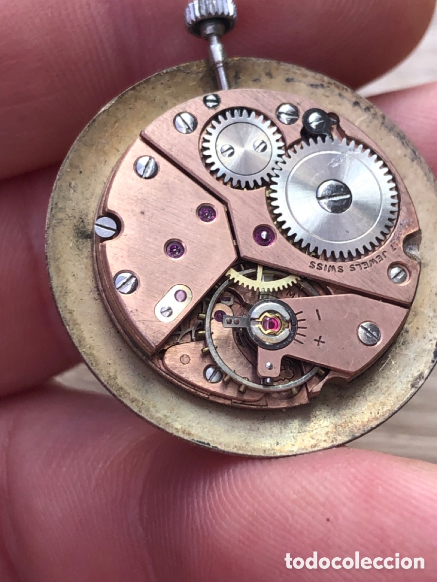 Recambios de relojes: Calibre reloj ref P-320 de cuerda - Foto 6