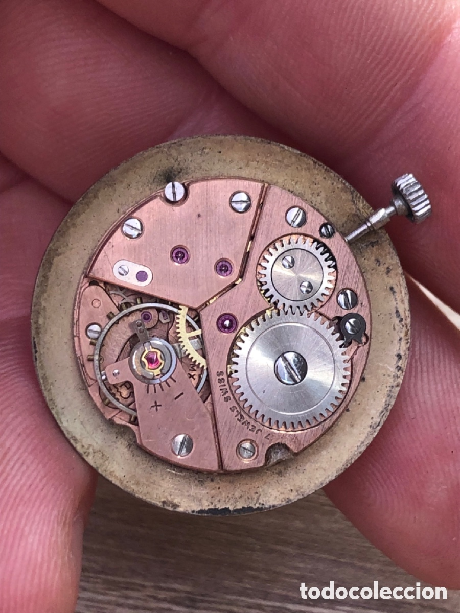 Recambios de relojes: Calibre reloj ref P-320 de cuerda - Foto 7