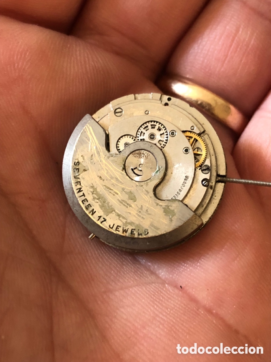 Recambios de relojes: Calibre reloj ETA 1256 con tija y corona