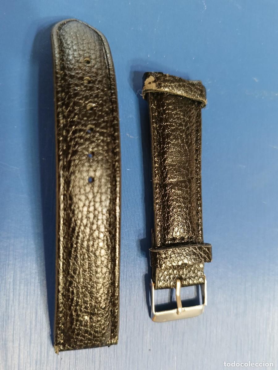 Recambios de relojes: Correa reloj vintage tipo piel