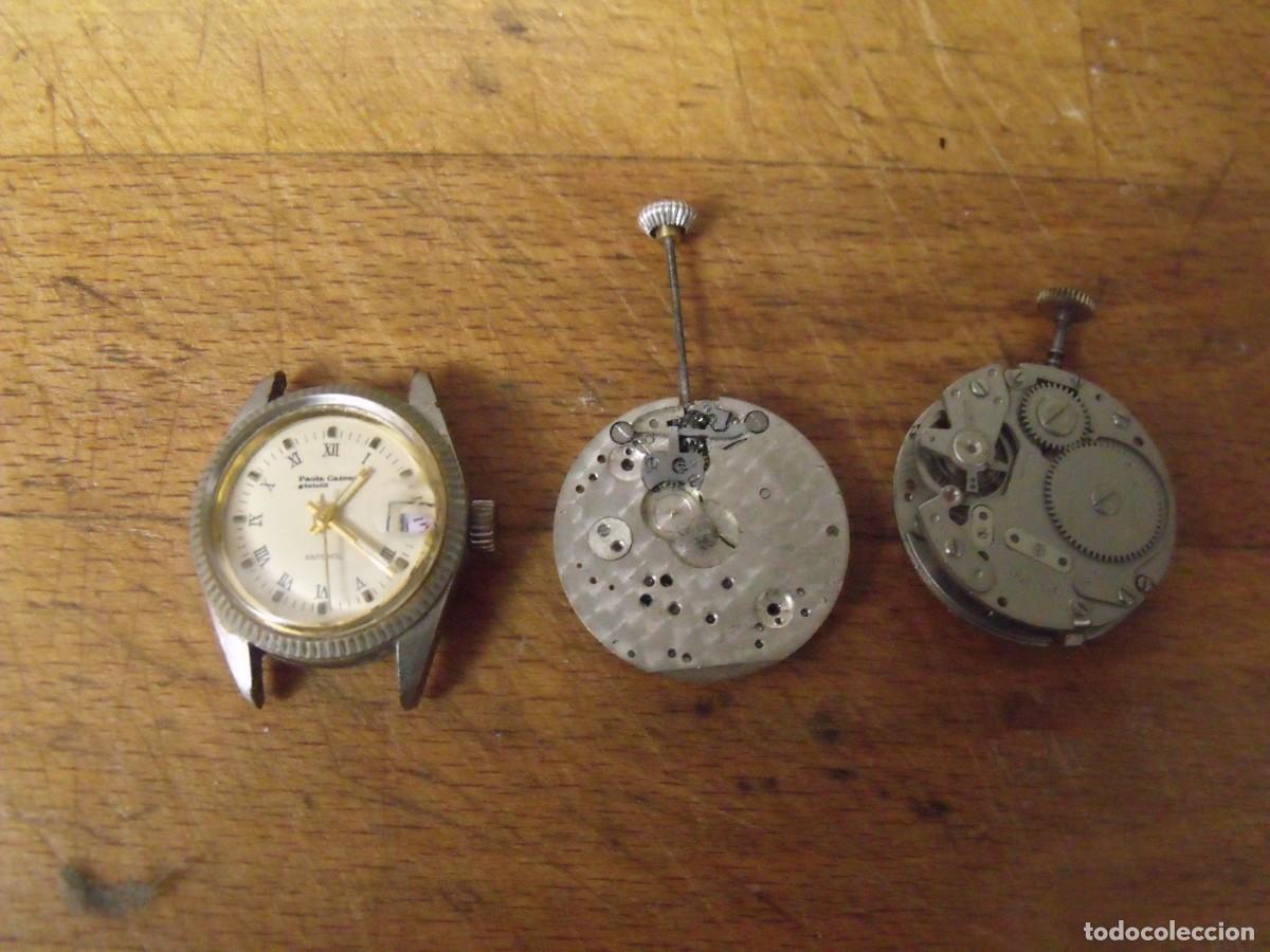Recambios de relojes: 3 maquinarias para reloj pulsera se&ntilde;ora-lote 259-97
