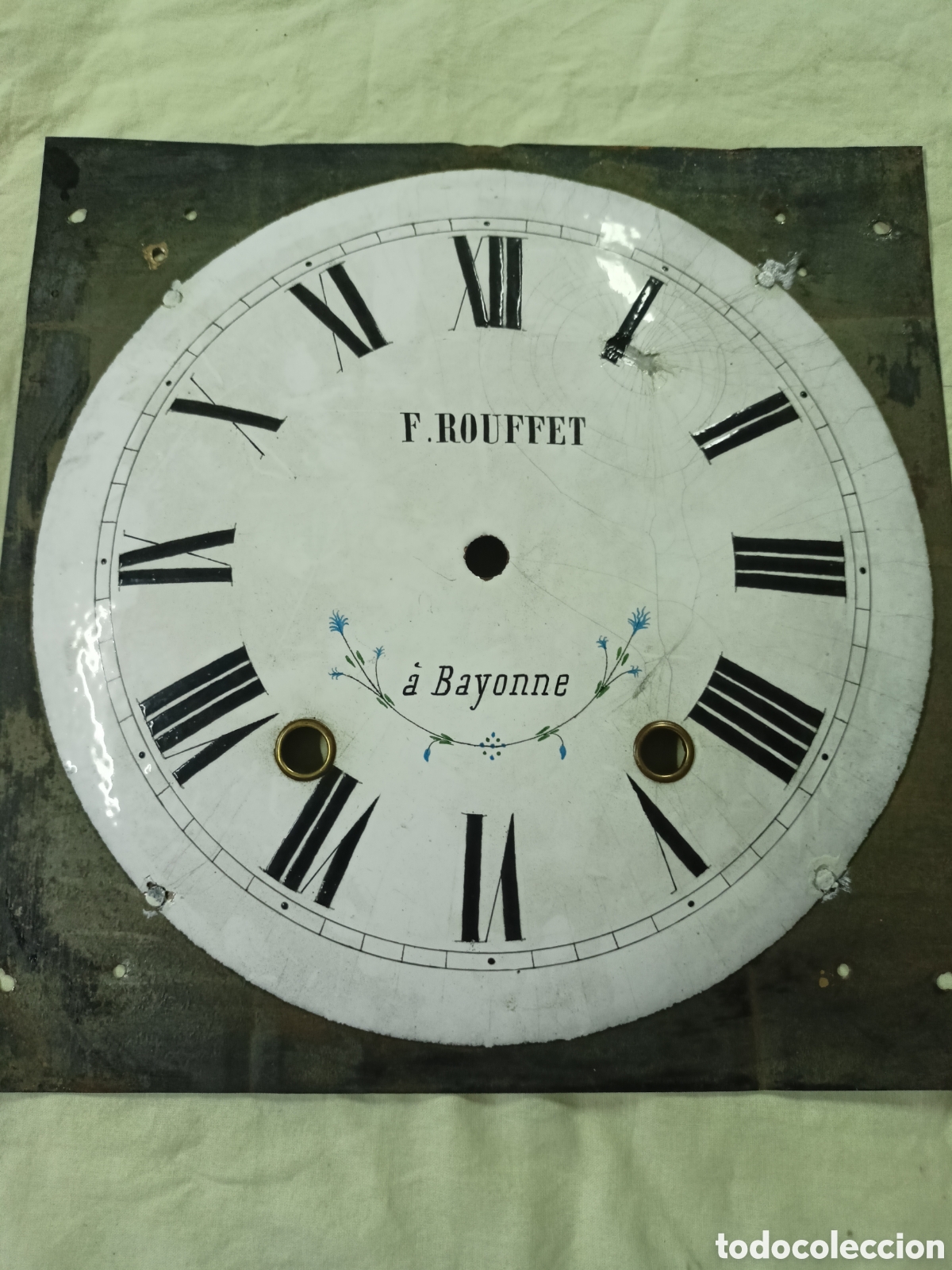 Recambios de relojes: CHAPA FRONTAL CON ESFERA RELOJ MOREZ SIGLO XIX