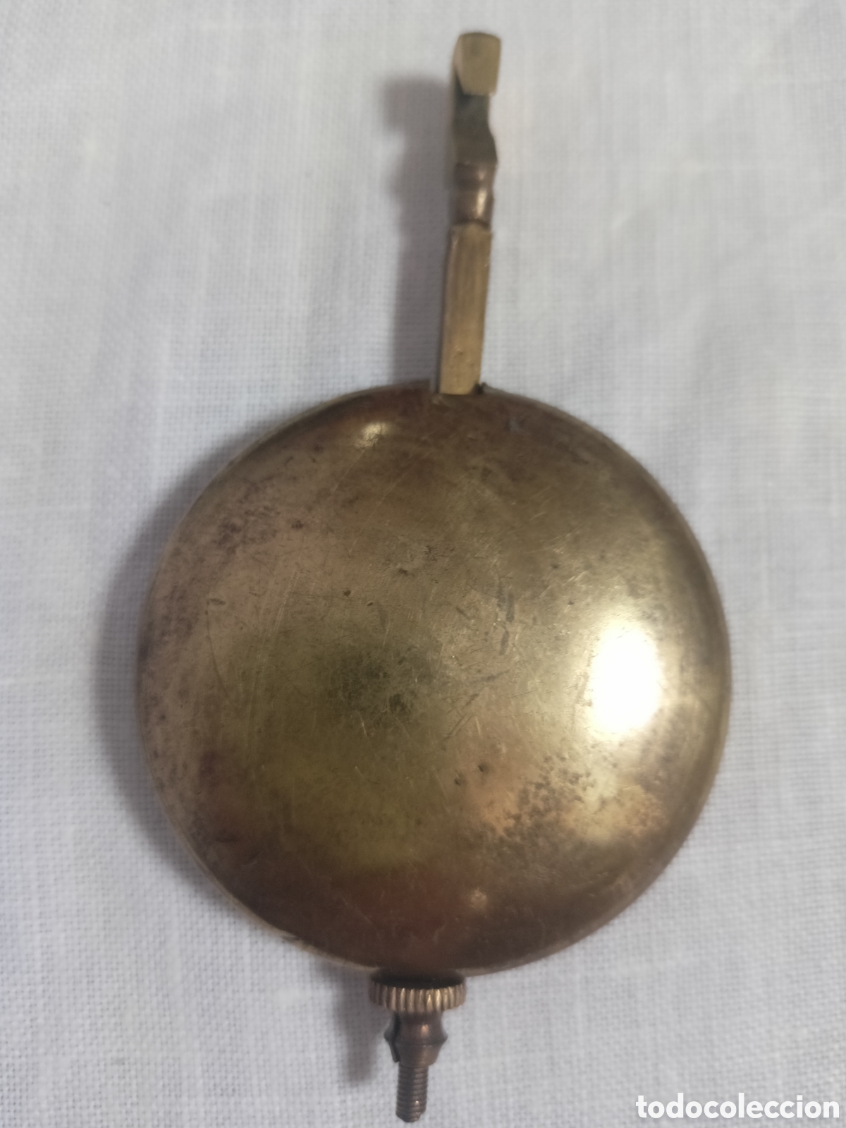 Recambios de relojes: ANTIGUO PENDULO PARA RELOJ SOBREMESA