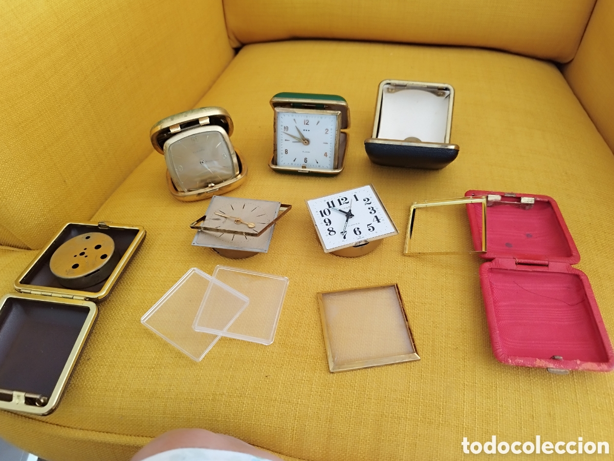 Recambios de relojes: Lote de relojes despertador piezas