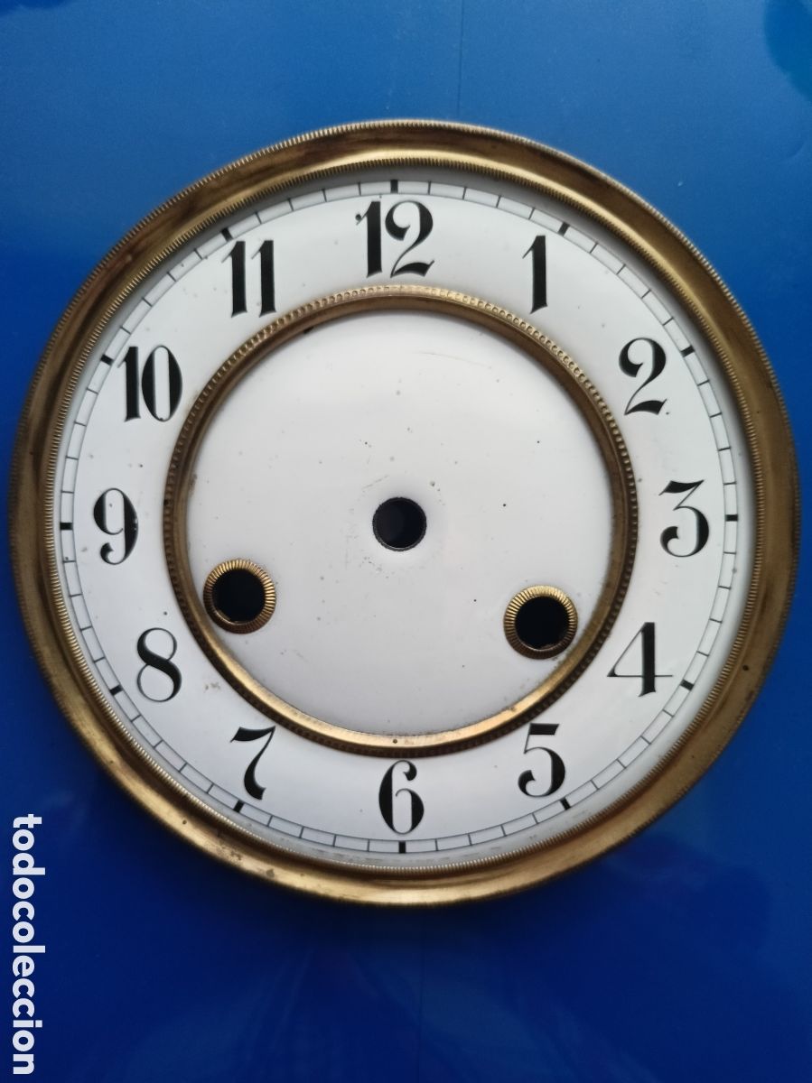 Recambios de relojes: ANTIGUA ESFERA DE PORCELANA DE RELOJ
