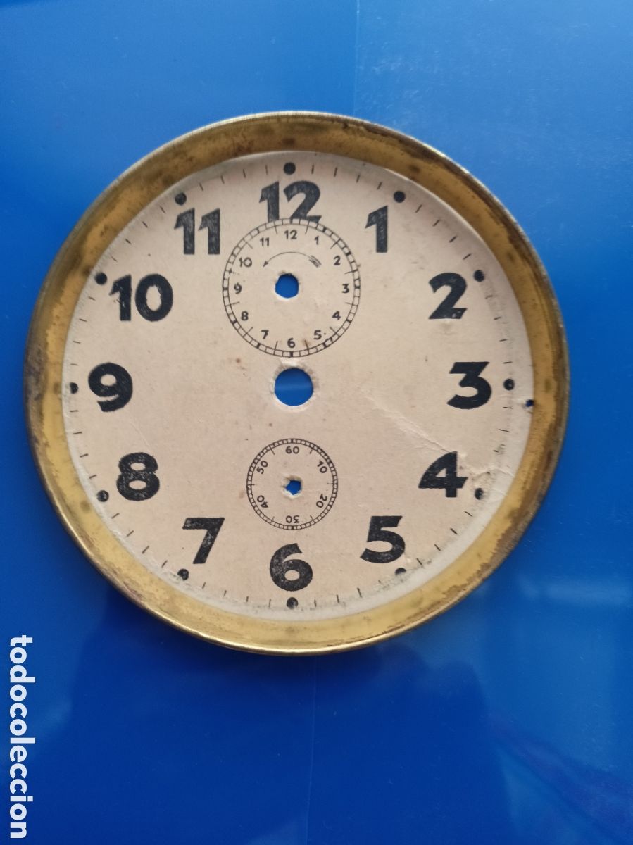 Recambios de relojes: ANTIGUA ESFERA DE RELOJ Y CERQUILLO