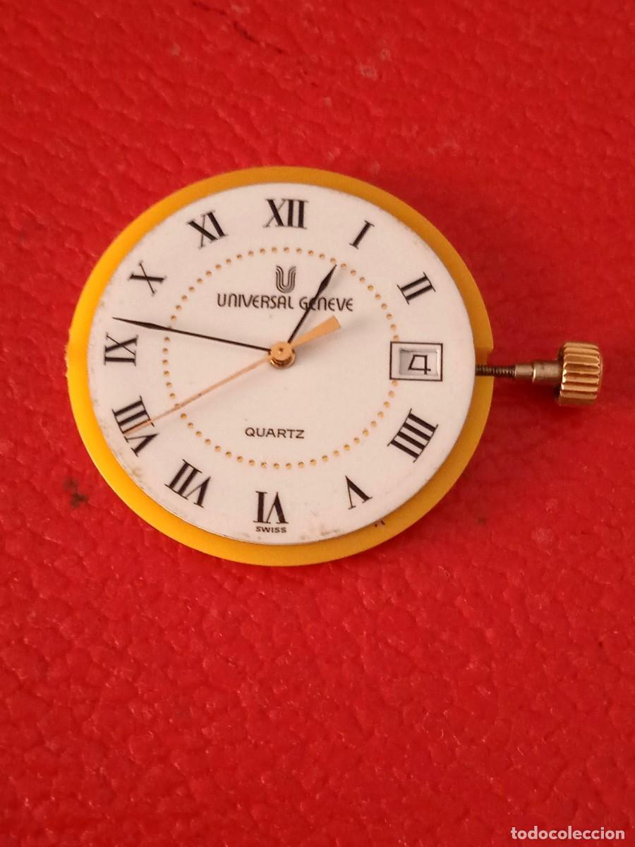 Recambios de relojes: MAQUINARIA RELOJ UNIVERSAL GENEVE QUARTZ.