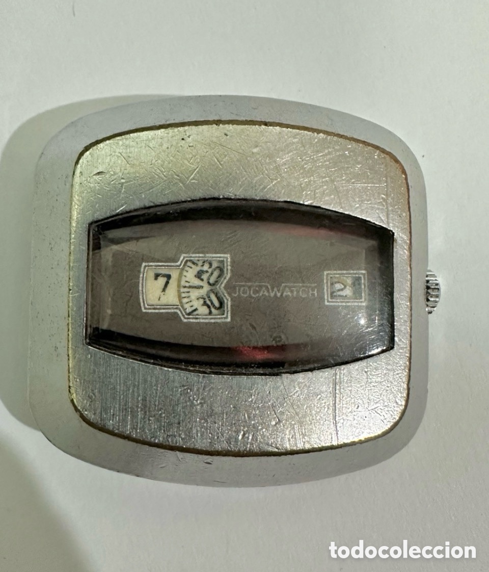 Recambios de relojes: Antiguo Reloj JOCAWATCH DIGITAL DE CUERDA Swiss Made