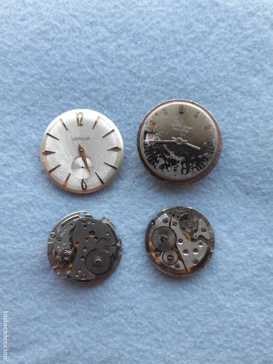 Recambios de relojes: Lote de 4 M&aacute;quinas para Relojes de Caballero.