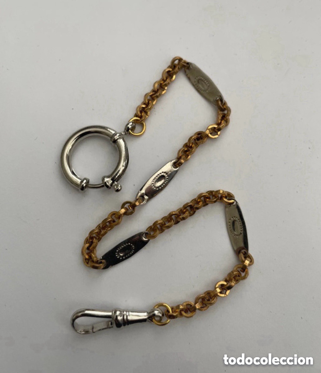 Recambios de relojes: Antigua leontina para reloj de bolsillo (A2)