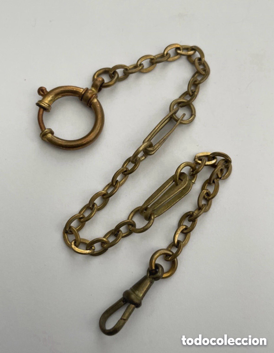 Pe&ccedil;as de reposi&ccedil;&atilde;o de rel&oacute;gios: Antigua leontina para reloj de bolsillo (A2)