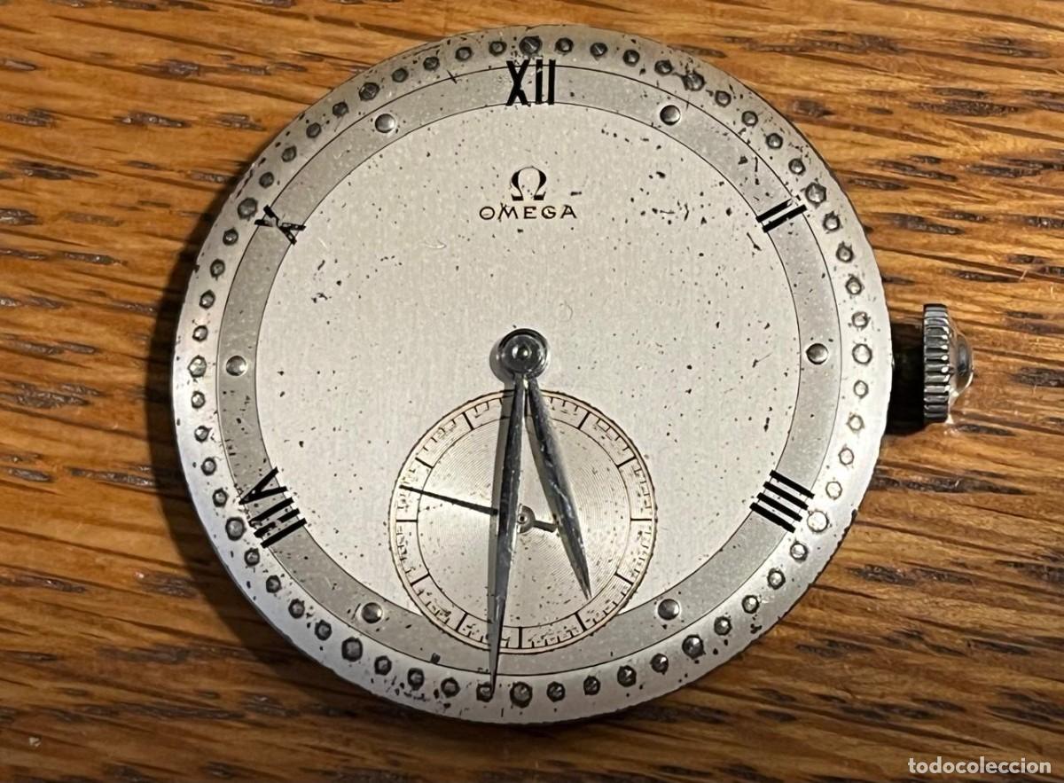 Pe&ccedil;as de reposi&ccedil;&atilde;o de rel&oacute;gios: 1944 Maquina reloj Omega 30T2 era militar.Segundero subsidiario.15 J.Funcionando.