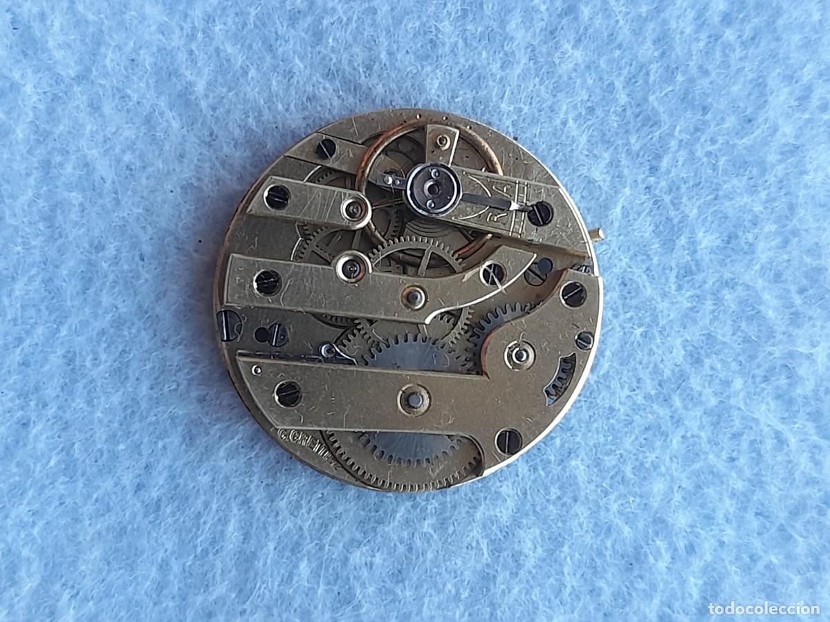 Recambios de relojes: M&aacute;quina para Reloj de Bolsillo Antiguo.