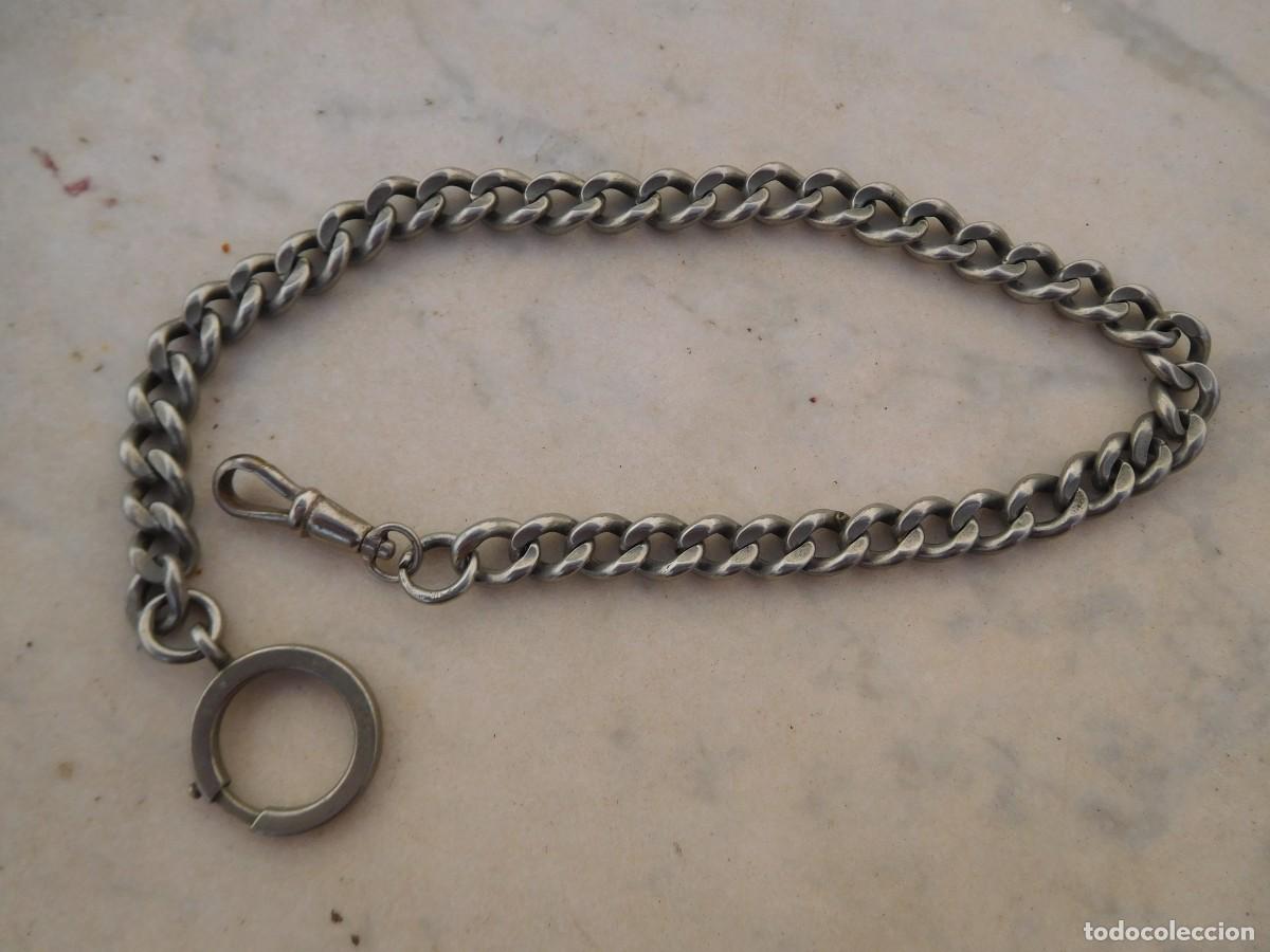 Recambios de relojes: Cadena antigua para reloj de bolsillo
