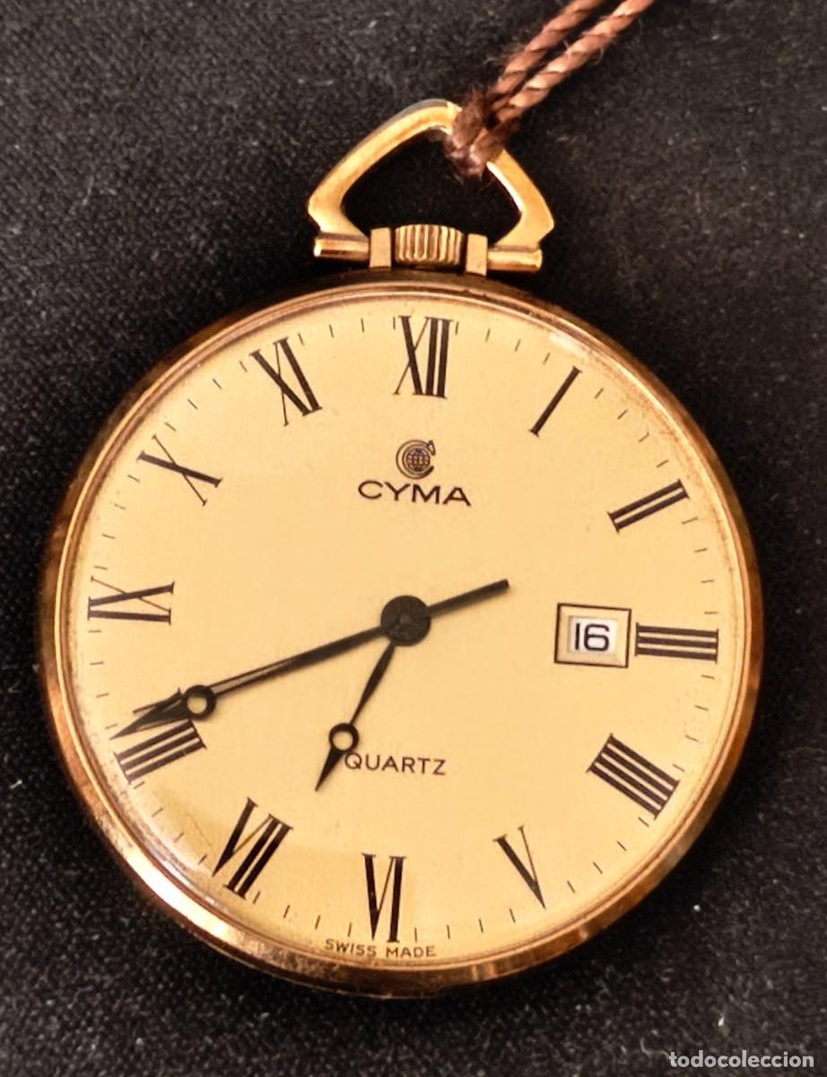 Recambios de relojes: Reloj de Bolsillo Cyma de Quarzo (NUEVO)