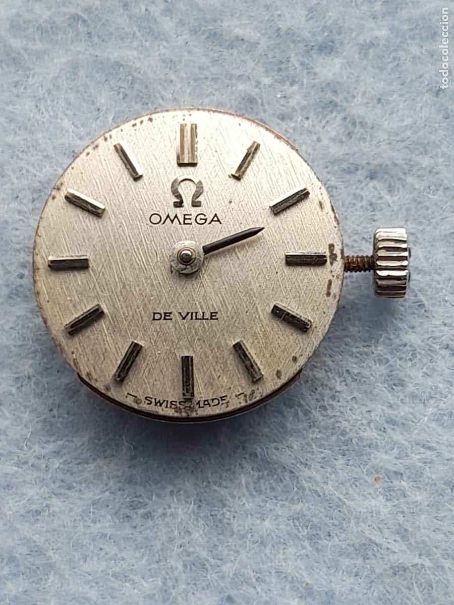 Pi&egrave;ces de rechange de montres et horloges: Omega De Ville. M&aacute;quina + Esfera + Corona para Reloj Cl&aacute;sico de Dama.