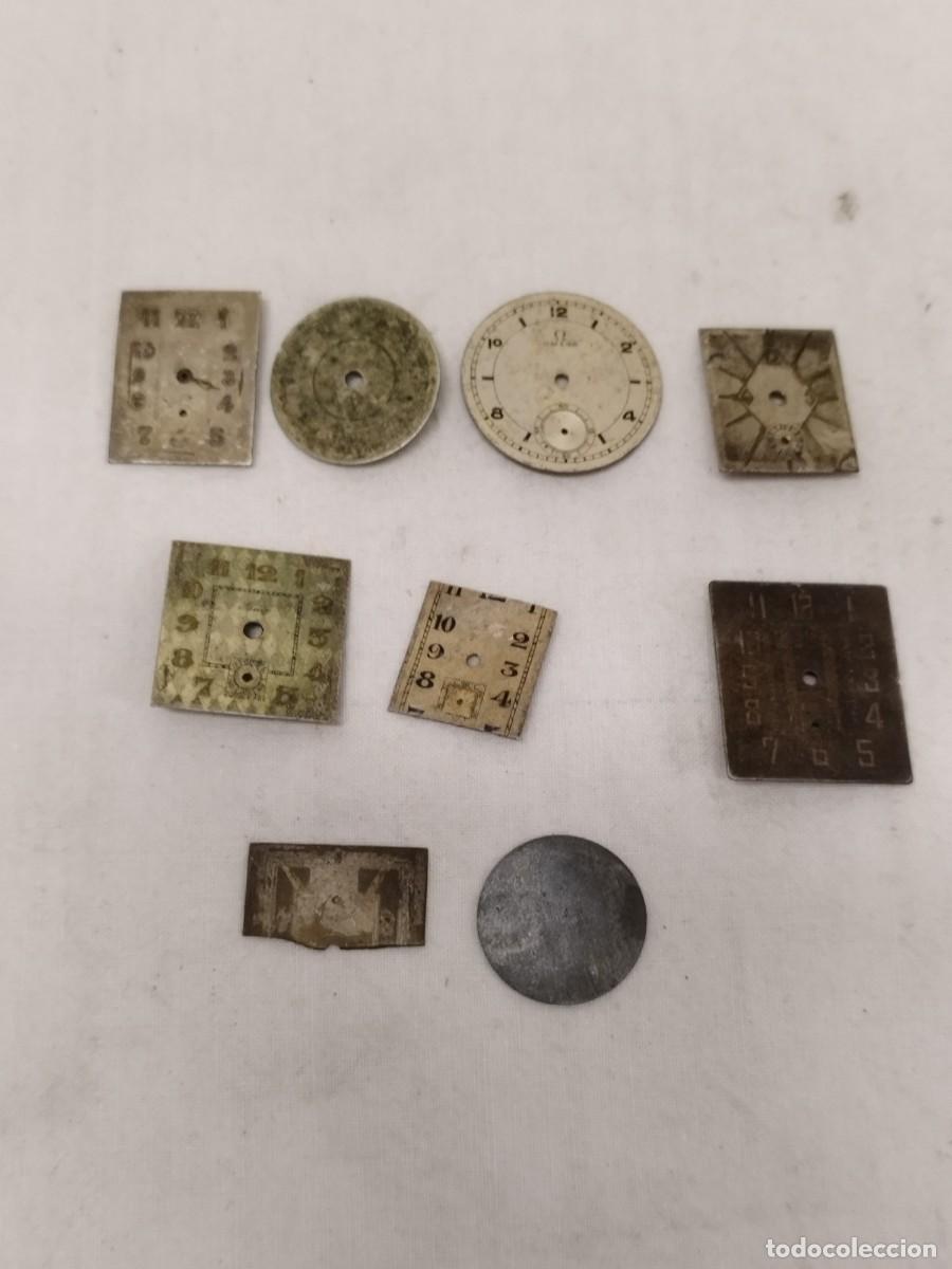 Recambios de relojes: Lote de esferas de reloj. A identificar.